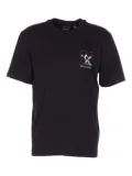 Daily Paper Shadow Grid print T-shirt - Black