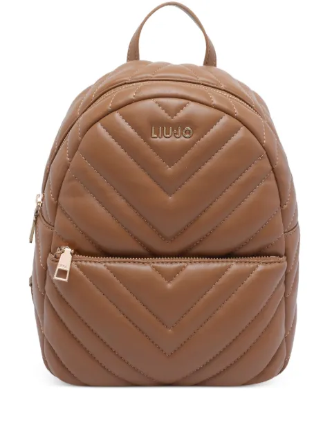 LIU JO quilted chevron backpack