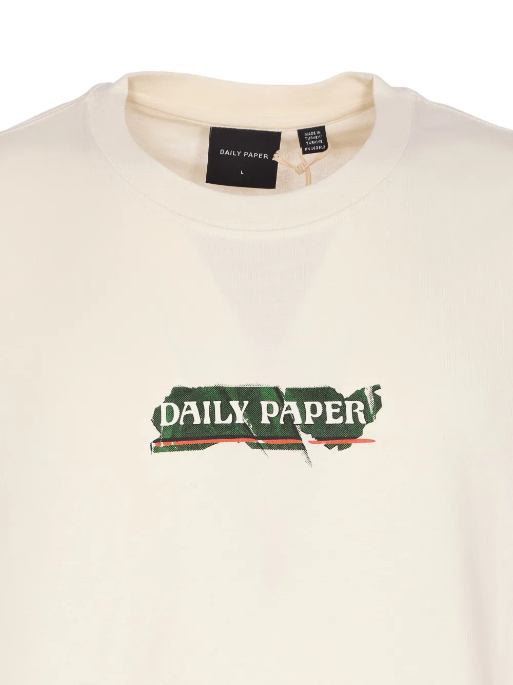 Daily Paper Sticker Ss T-shirt In White