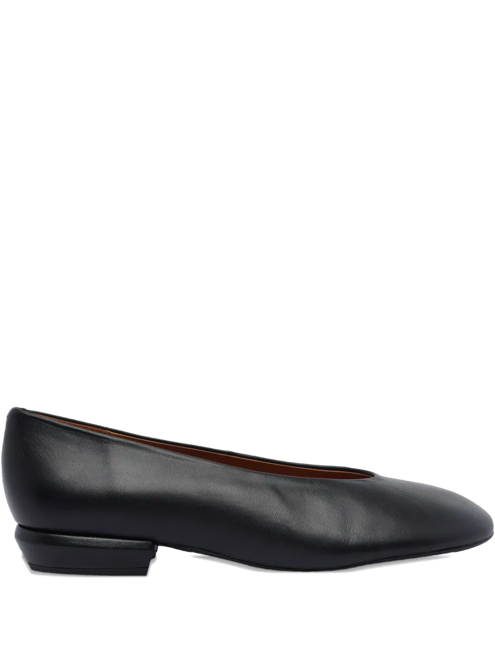 ANGEL ALARCON 25mm leather pumps Black
