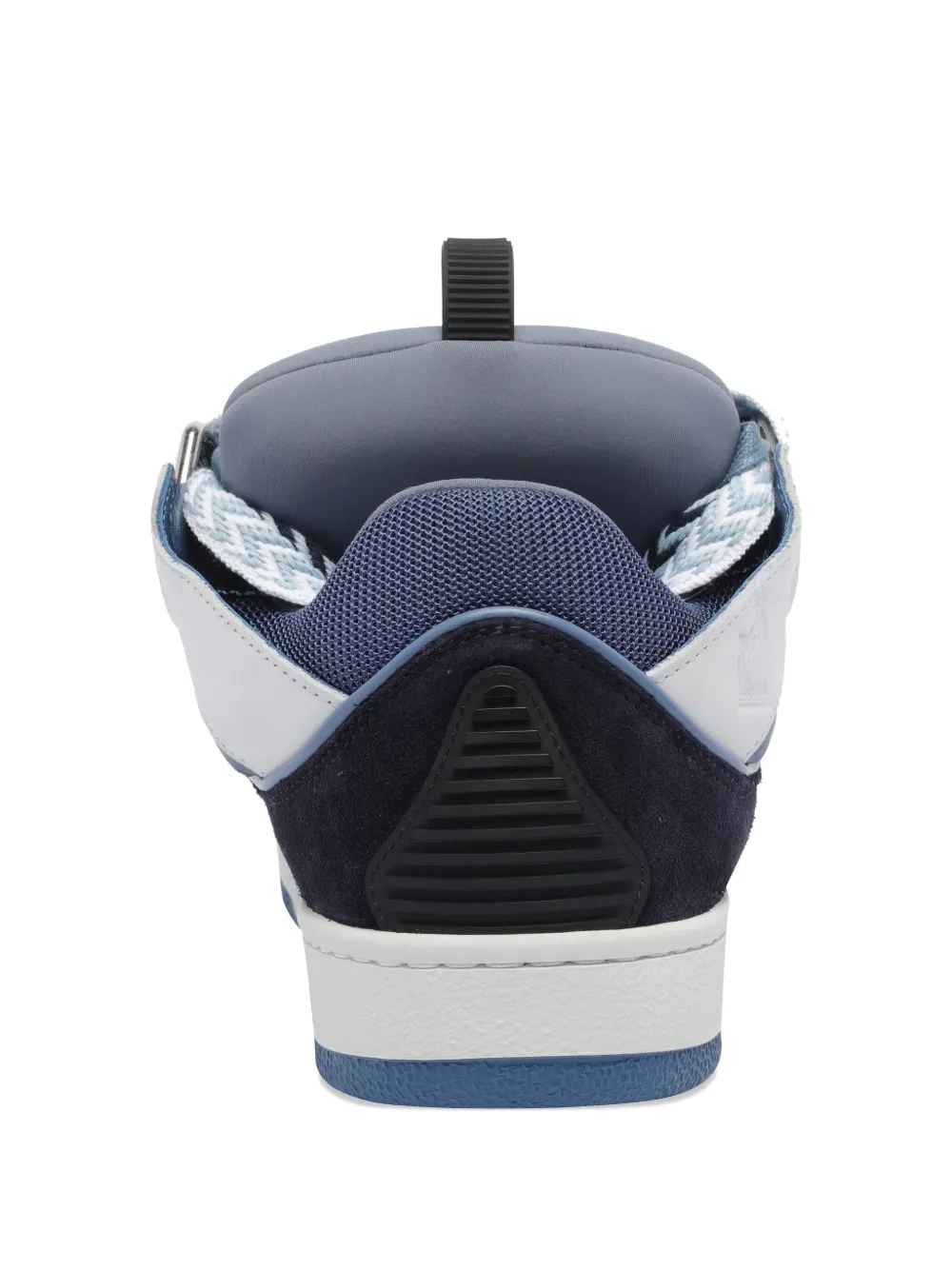 Lanvin Chunky Sole Sneakers Featuring Contrast Panels In Blue
