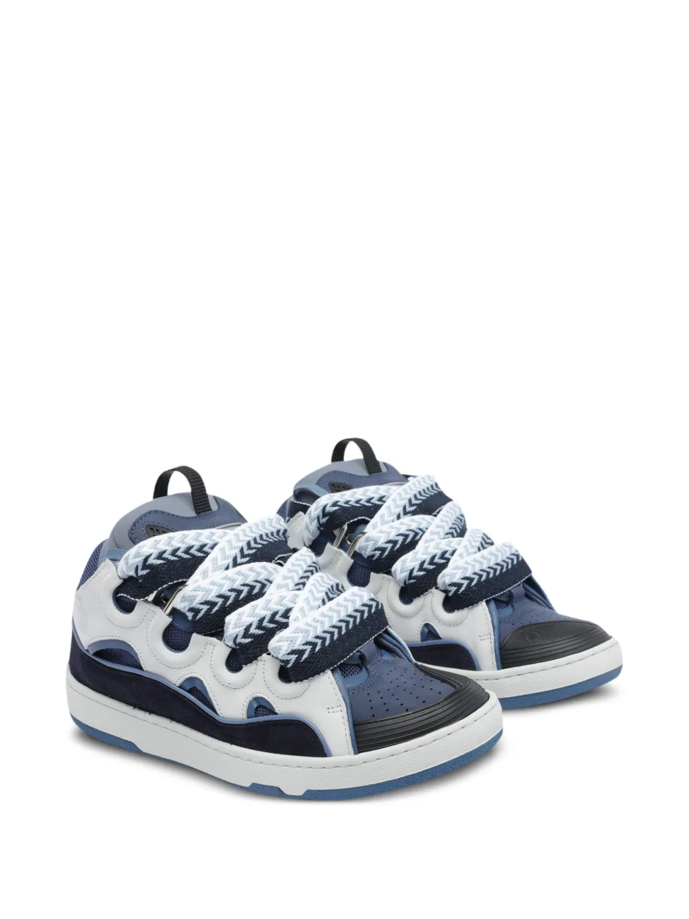 Lanvin Curb lace-up perforated sneakers | Low-Tops | Image 2