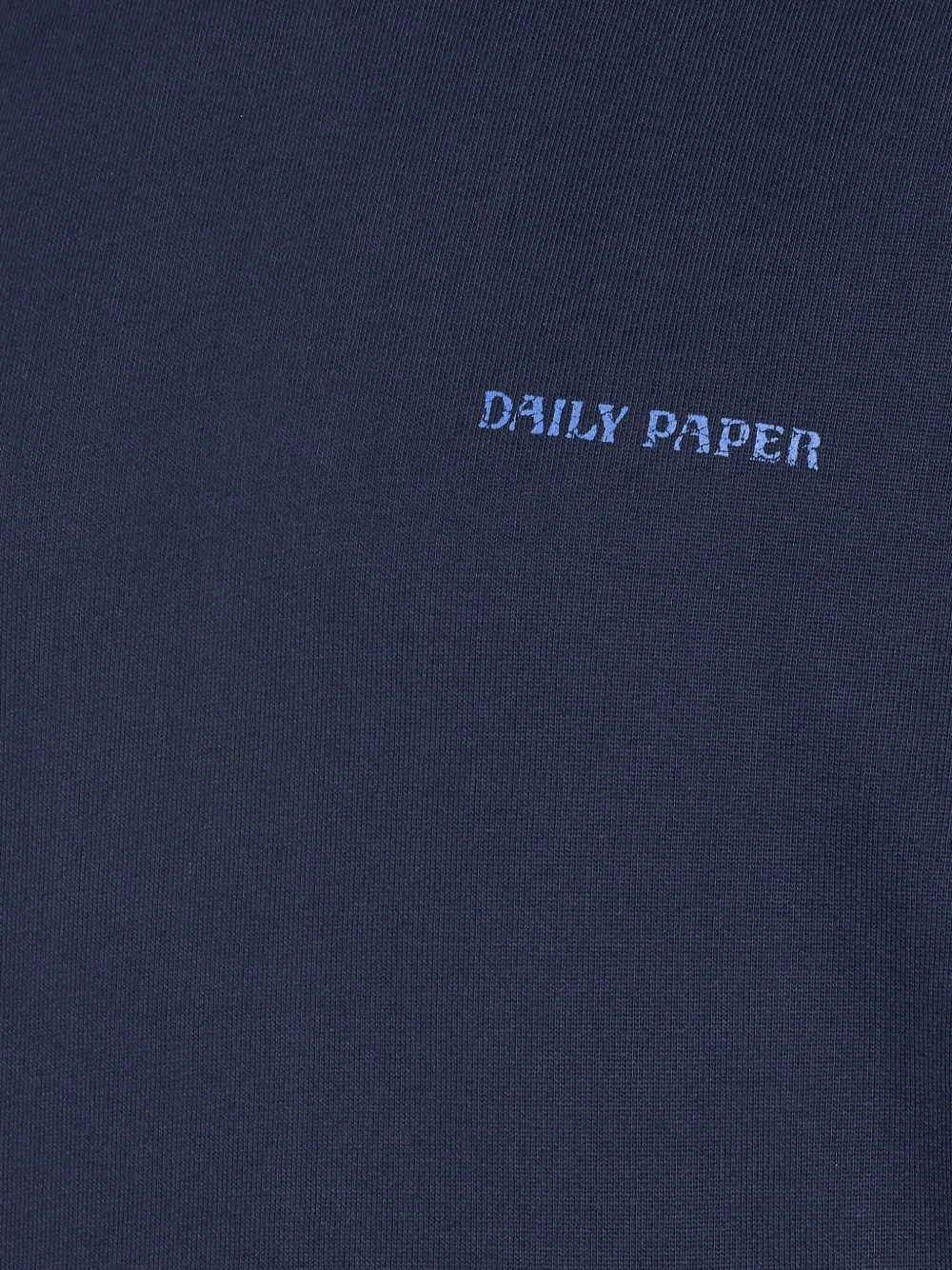 Daily Paper Candle Label Kangaroo-pocket Print Hoodie In Blue