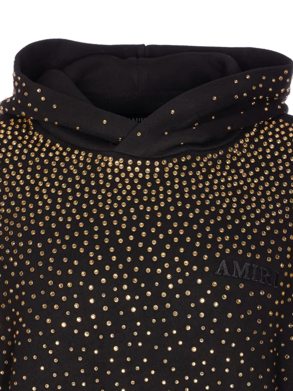 AMIRI crystal-embellished Hoodie | Black | FARFETCH