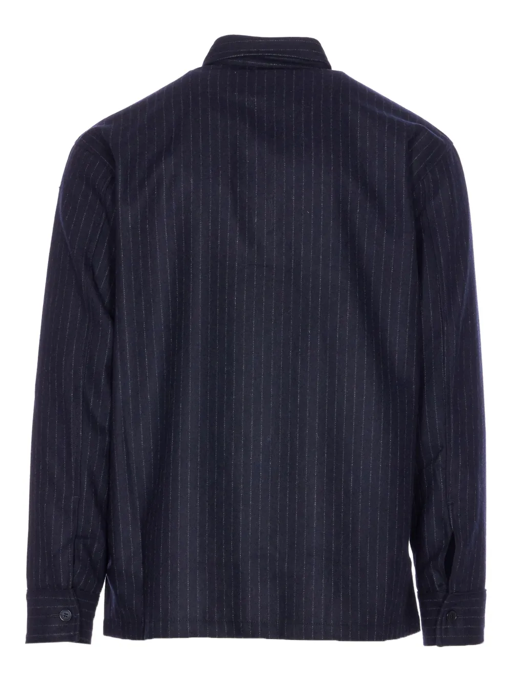 NN07 pinstriped shirt - Blauw