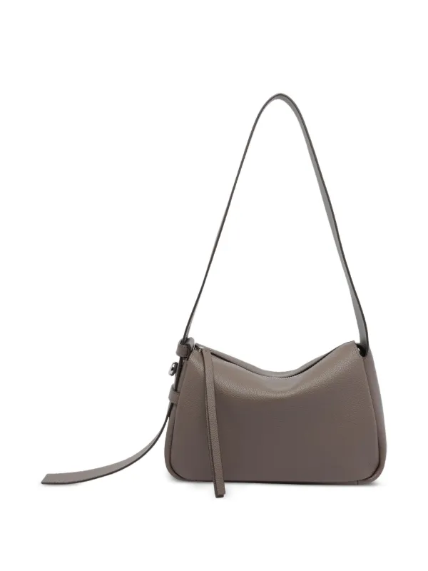 Tory Burch Small zip-fastening Leather Shoulder Bag | Brown