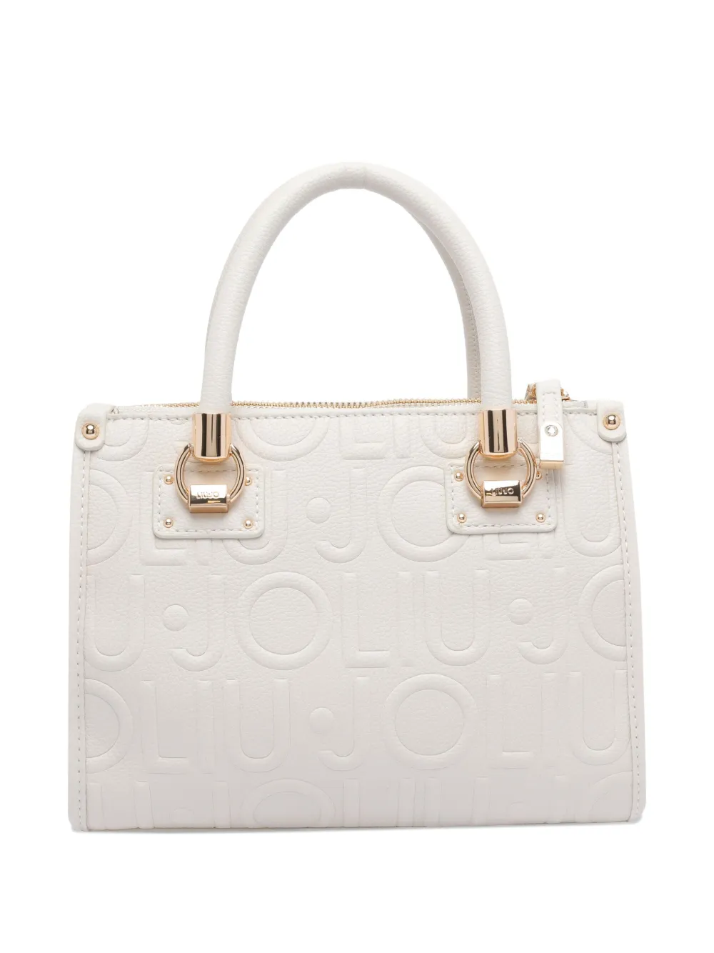 LIU JO logo-embossed tote bag - Wit