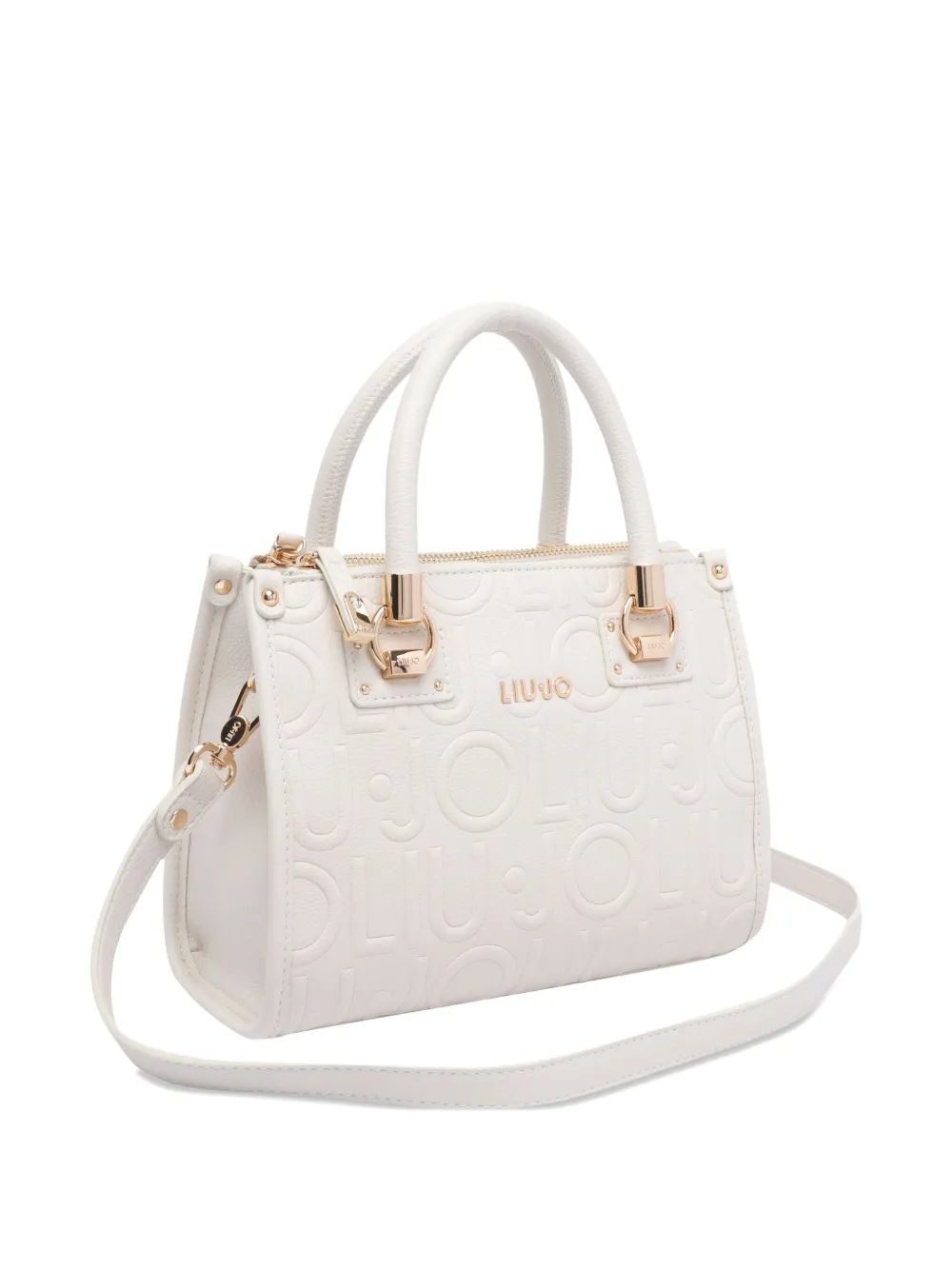 Liu •jo Logo-embossed Tote Bag In White