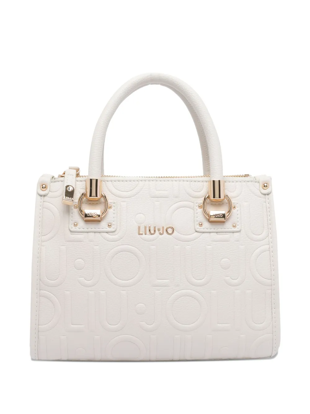 Liu •jo Logo-embossed Tote Bag In White