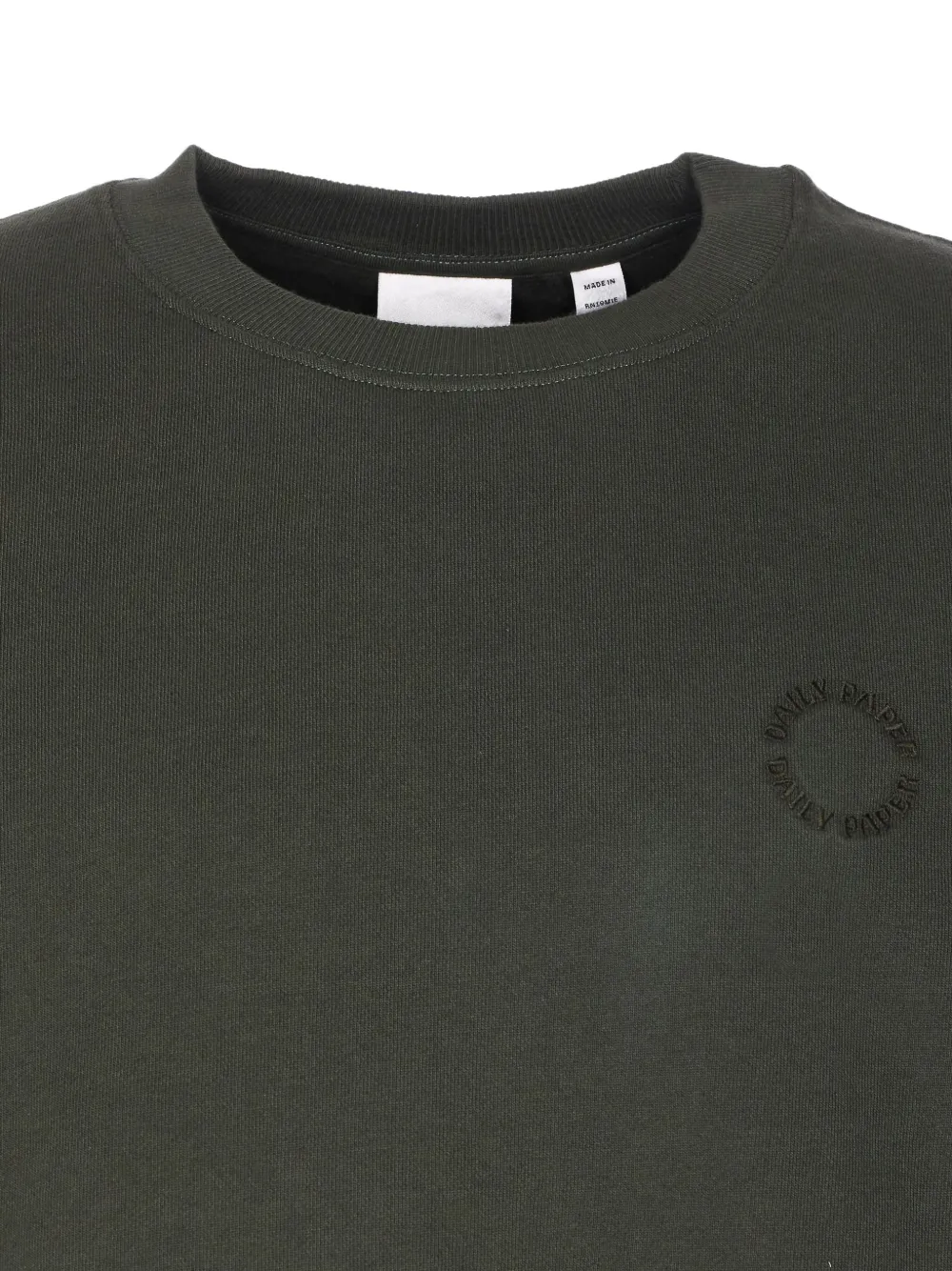 Daily Paper Orbit Embroidered Sweatshirt In Green