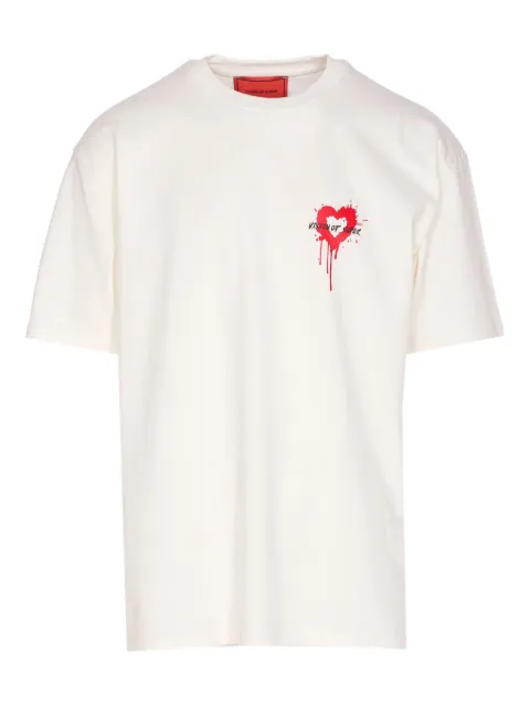 Vision Of Super heart-print cotton T-shirt