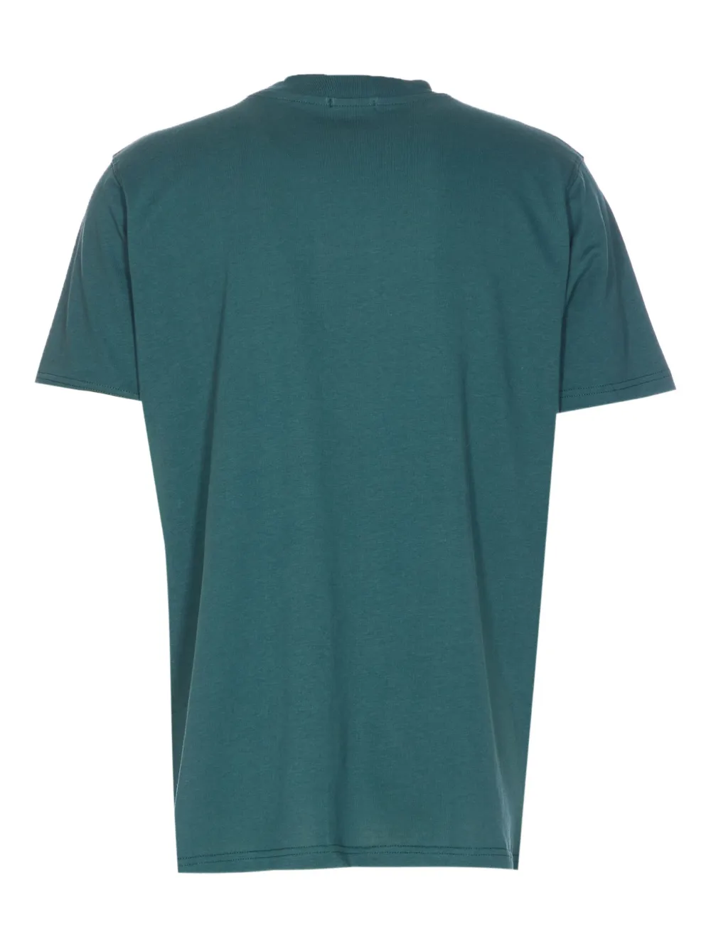 Family First embroidered-heart crew-neck T-shirt - Groen