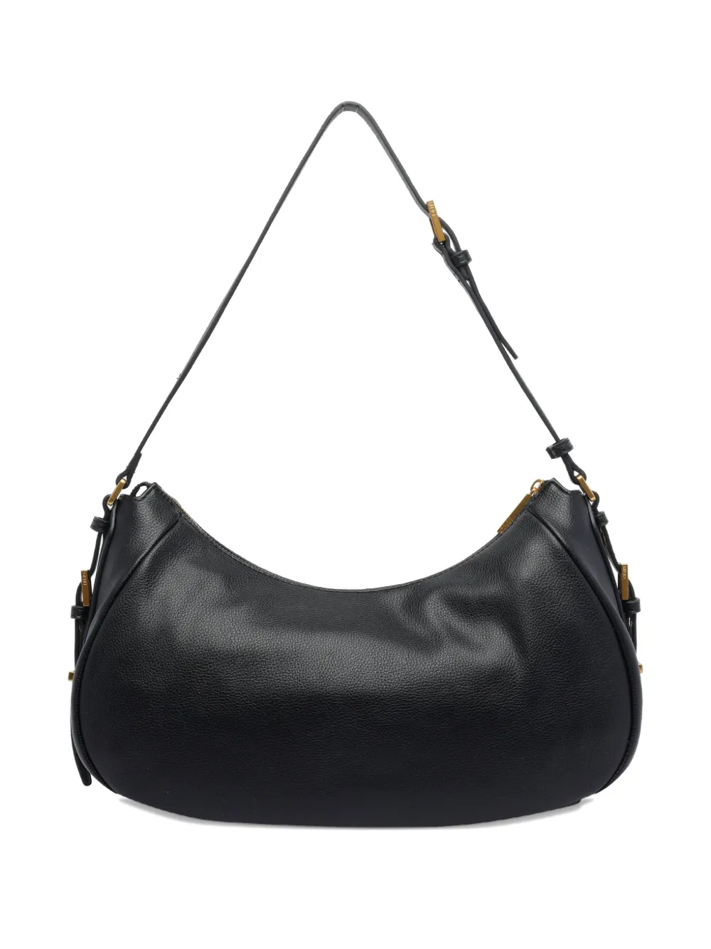 Liu •jo Logo-lettering Shoulder Bag In Black