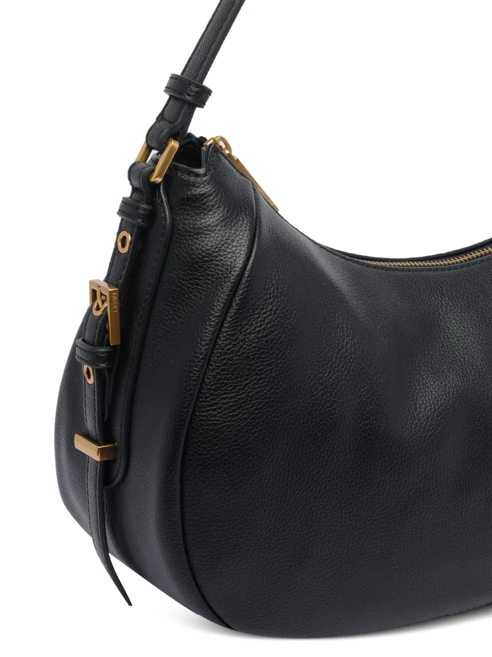 Liu •jo Logo-lettering Shoulder Bag In Black