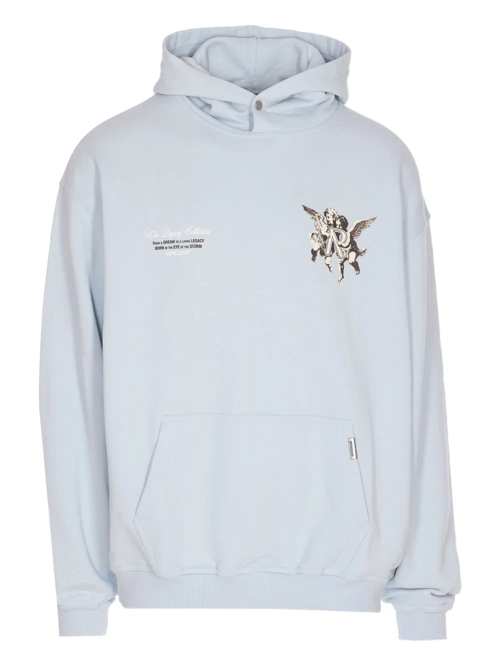 Represent Hooded Sweater Kangaroo Pocket In Blue
