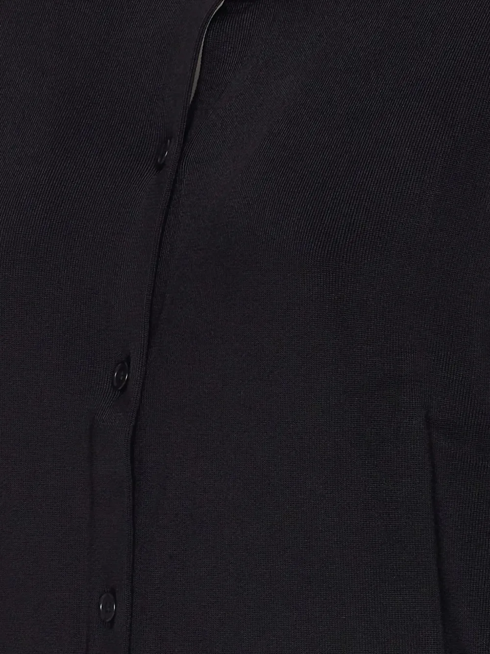 Filippa K Button-front Crew-neck Cardigan In Black