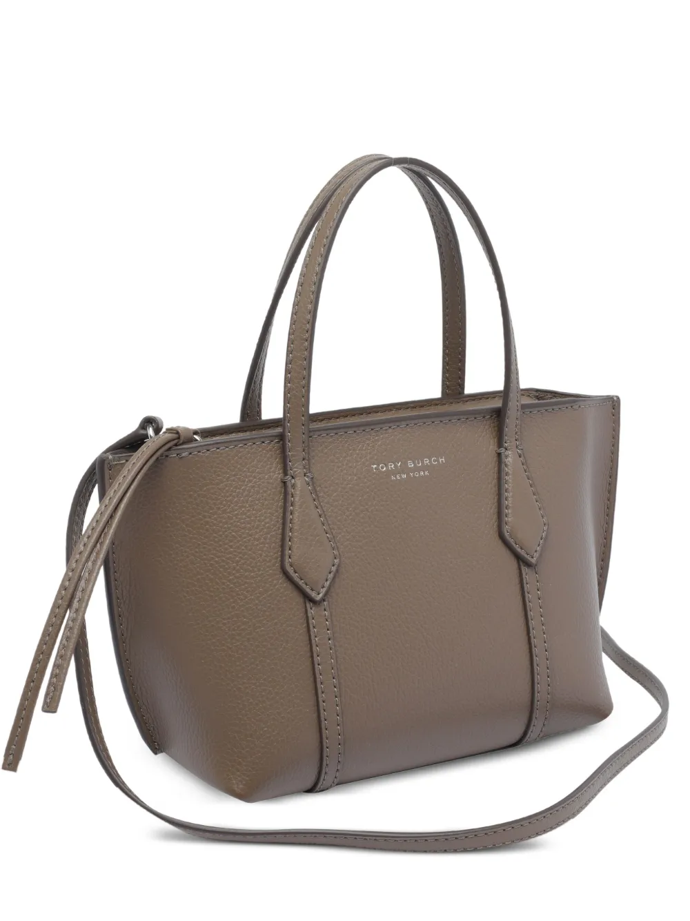 Tory Burch Mini Perry shopper met rits - Bruin