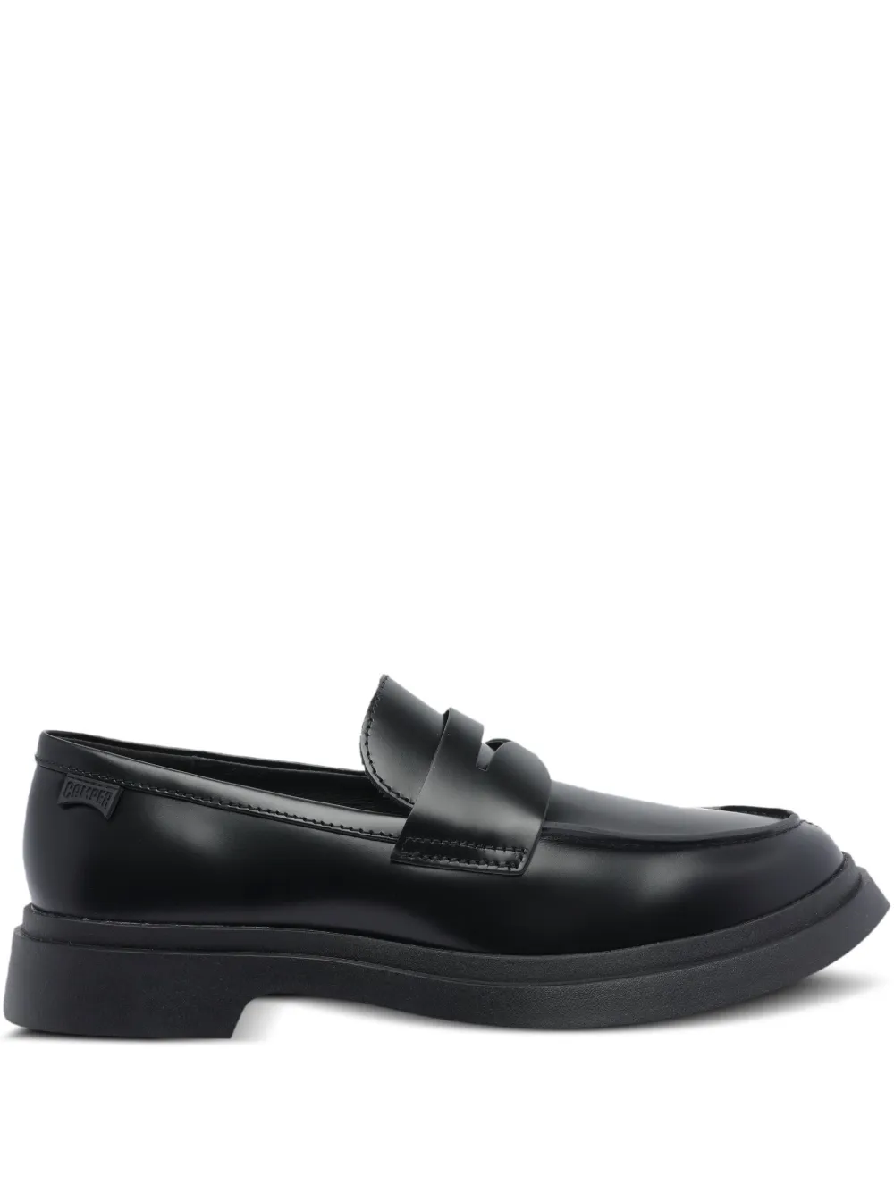 Camper penny-leather loafers Black