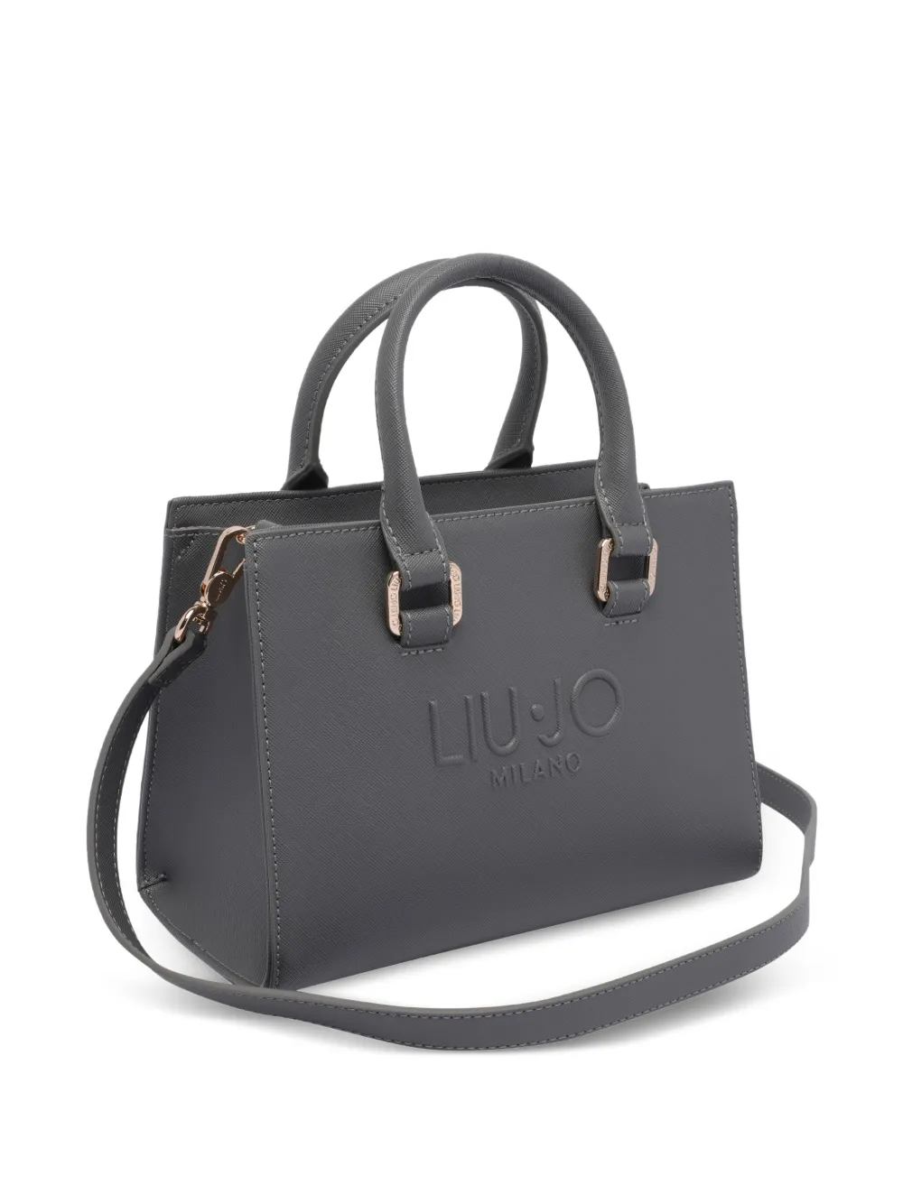 LIU JO Shopper met logo-reliëf Grijs