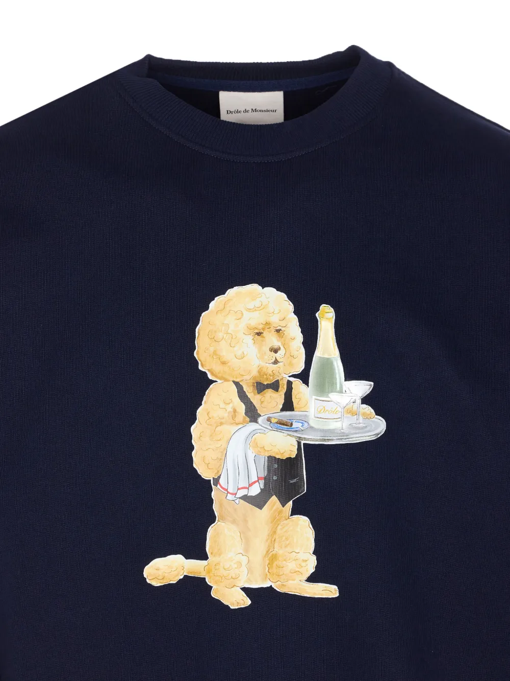 Drôle De Monsieur Le Poodle Sweatshirt In Blue