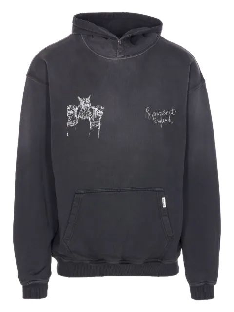 Represent dog-print hoodie