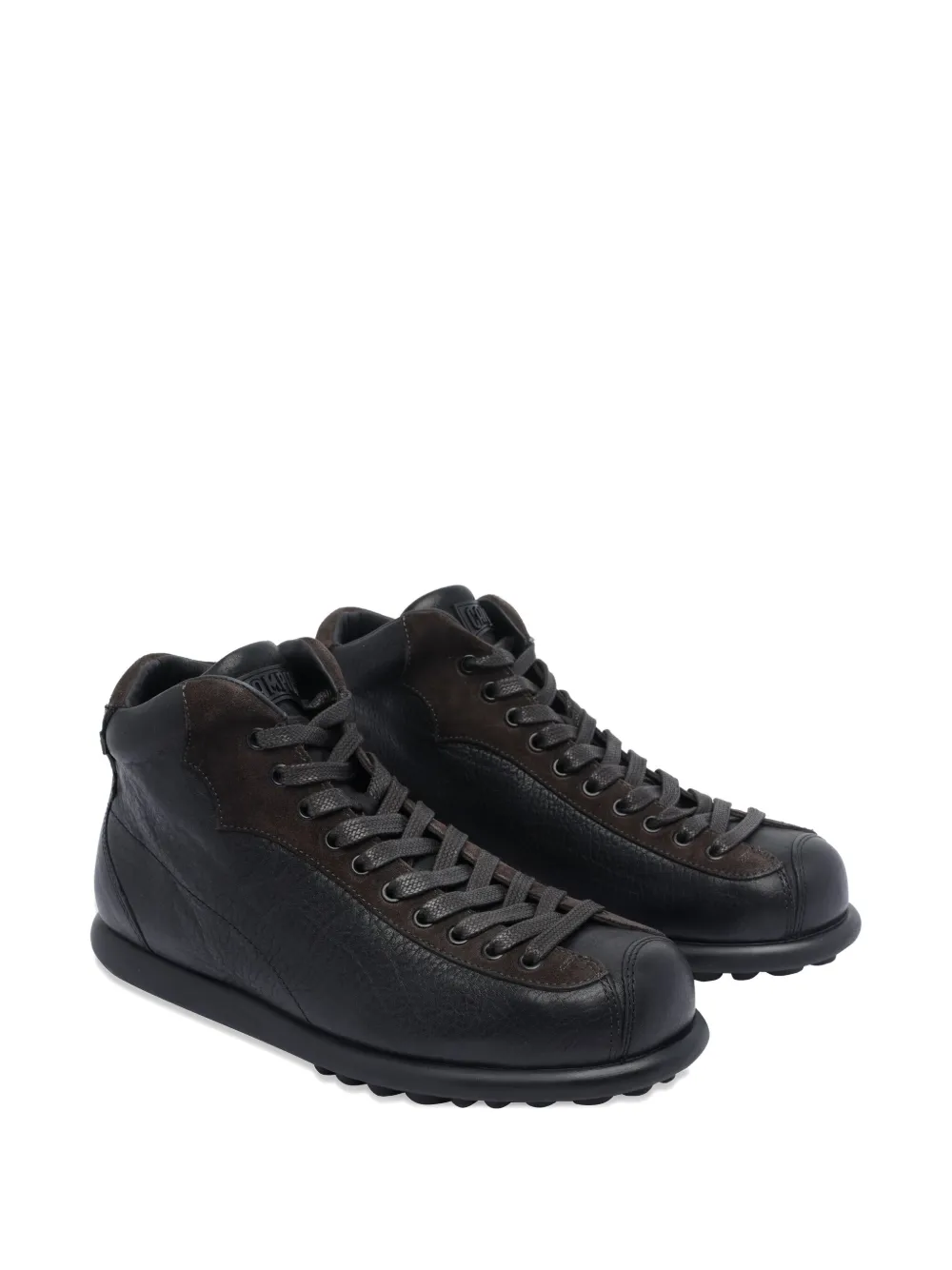 Camper Pelotas Ariel lace-up leather boots Black