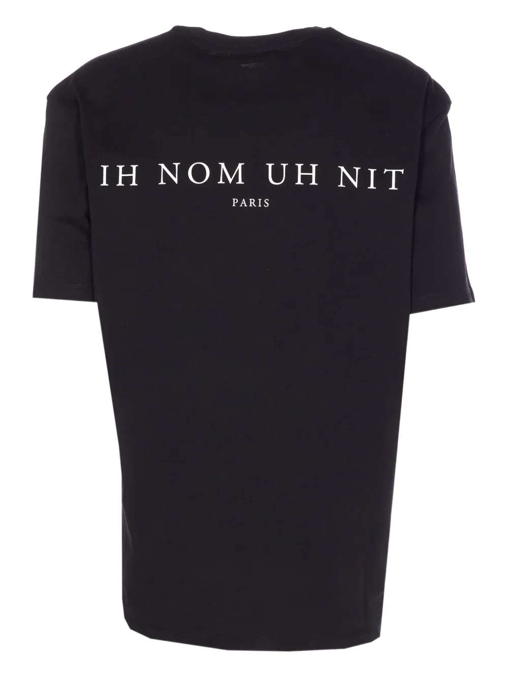 Ih Nom Uh Nit paisley-print crew-neck T-shirt - Zwart