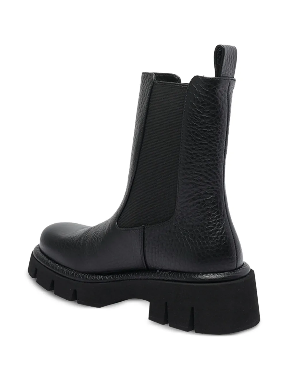 Paloma Barceló elastic-panelled calf leather boots Black