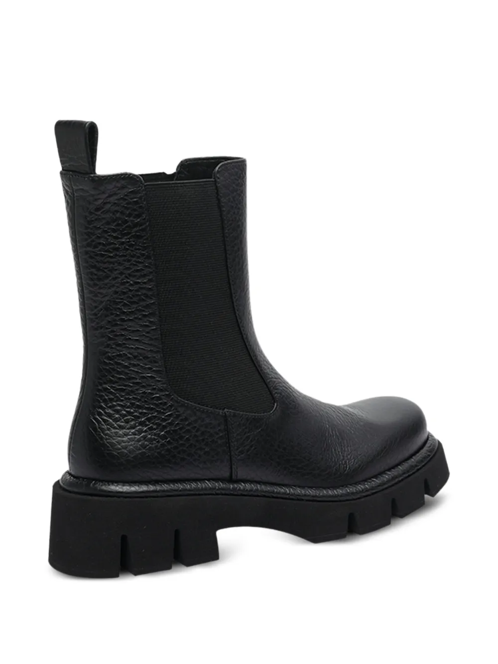 Paloma Barceló elastic-panelled calf leather boots Black