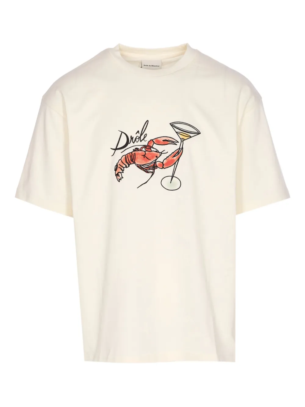 Drôle De Monsieur graphic-print T-shirt | White | Image 1