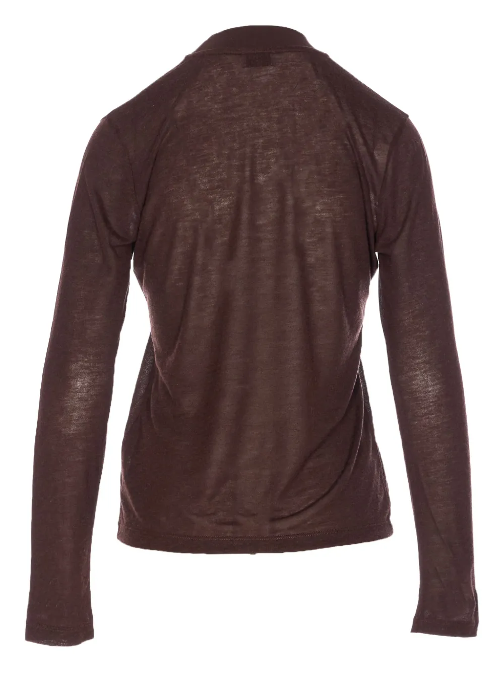 Filippa K Knitwear Crewneck Long Sleeve Mock Neck In Brown