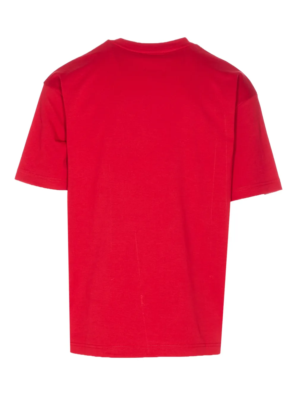 Drôle De Monsieur graphic-print cotton T-shirt - Rood