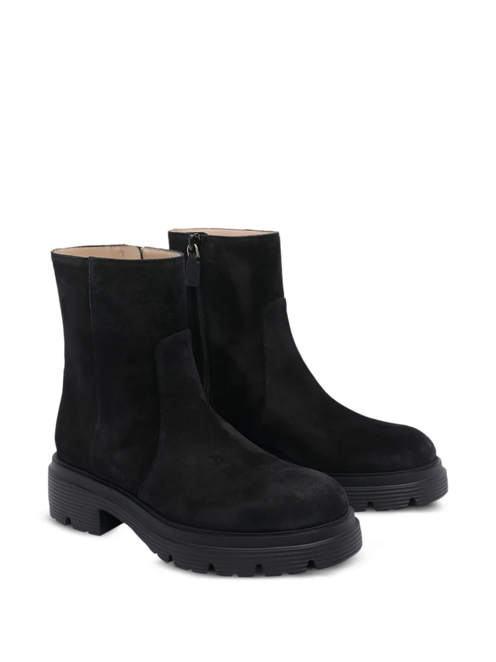 Stuart Weitzman zip-detail suede boots | Ankle Boots | Image 2