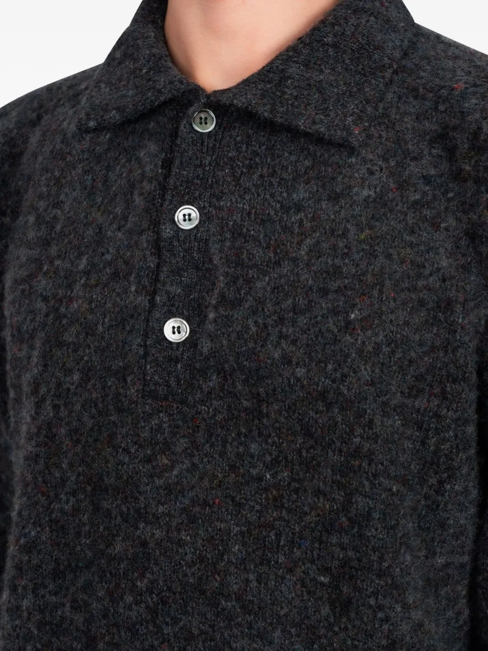 Another Aspect Wool Sweater In Gray