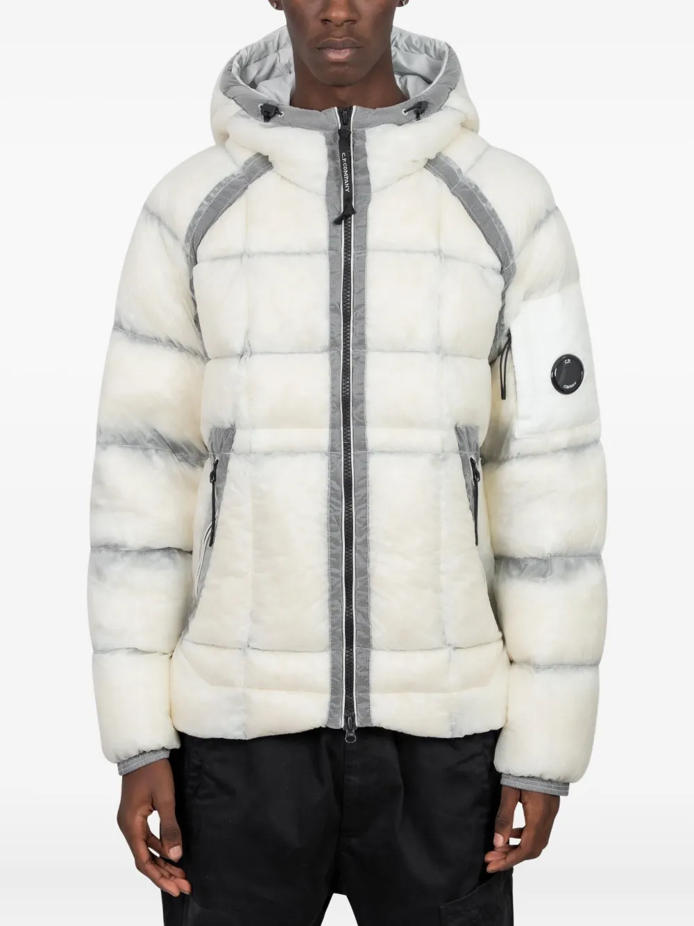 C.P. Company DD-Shell quilted puffer jacket | Neutrals | Image 1