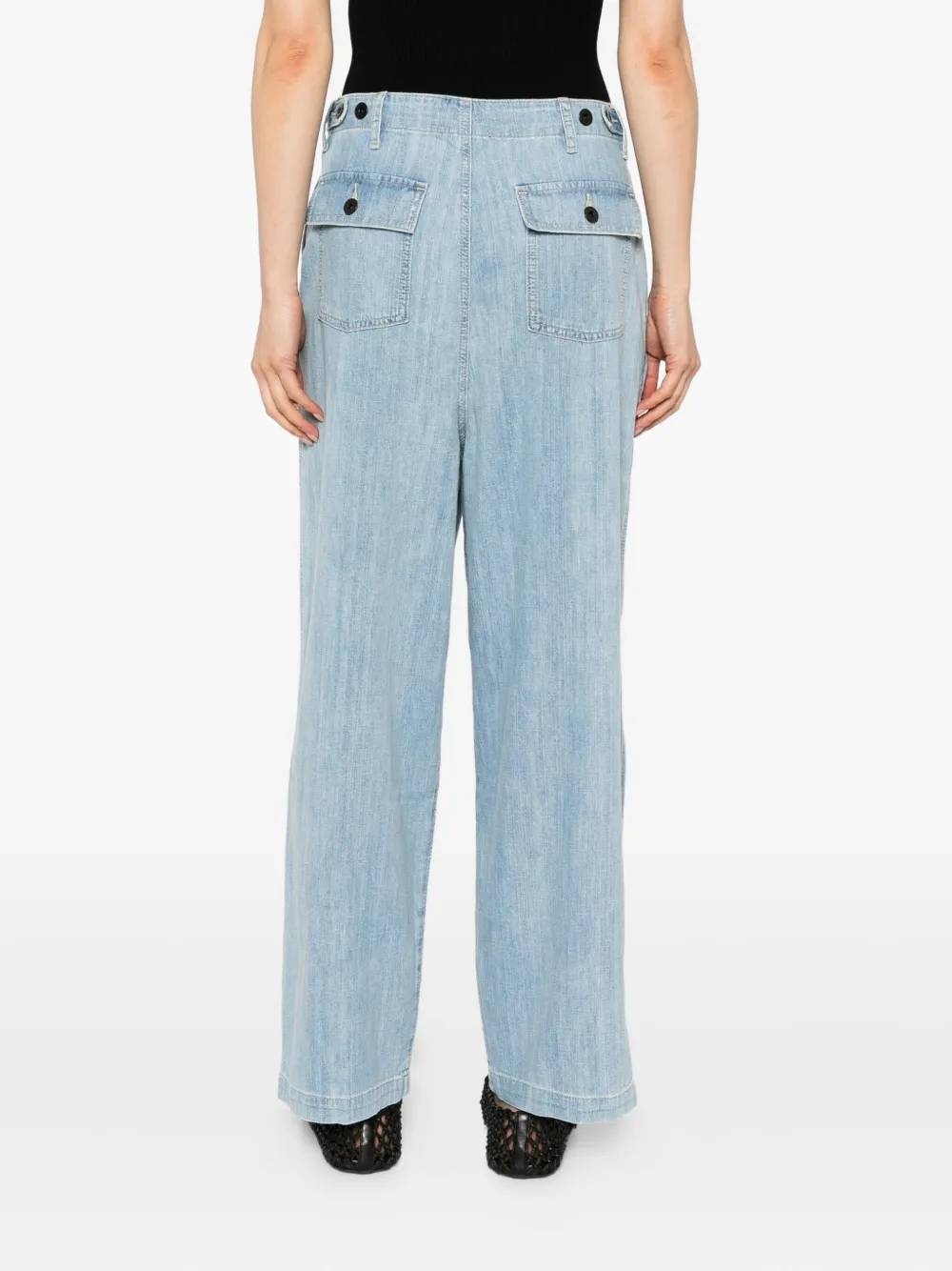 James Perse Cotton Jeans In Blue
