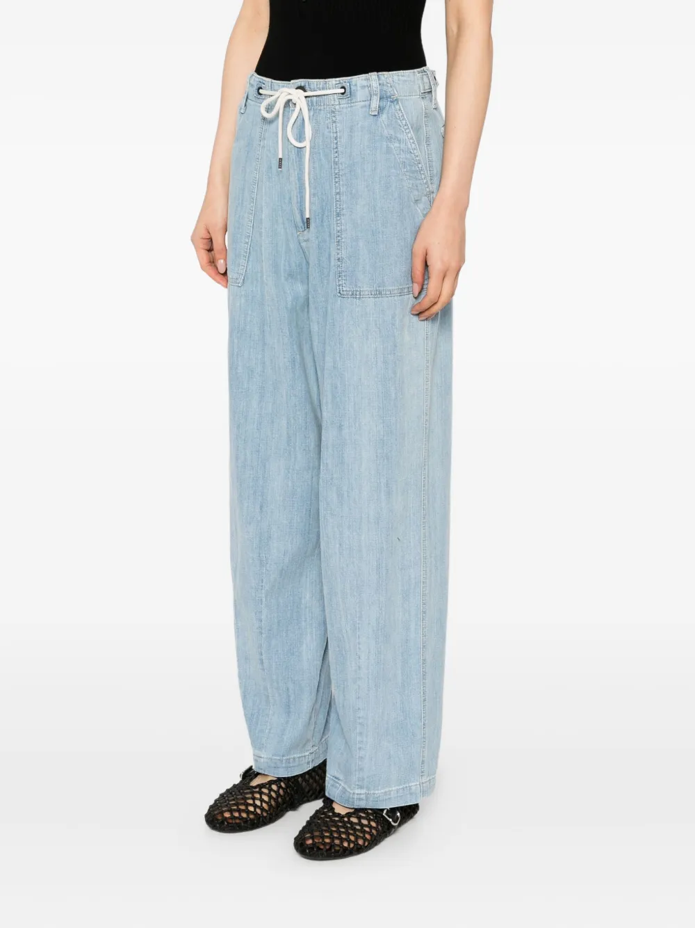 James Perse Cotton Jeans In Blue