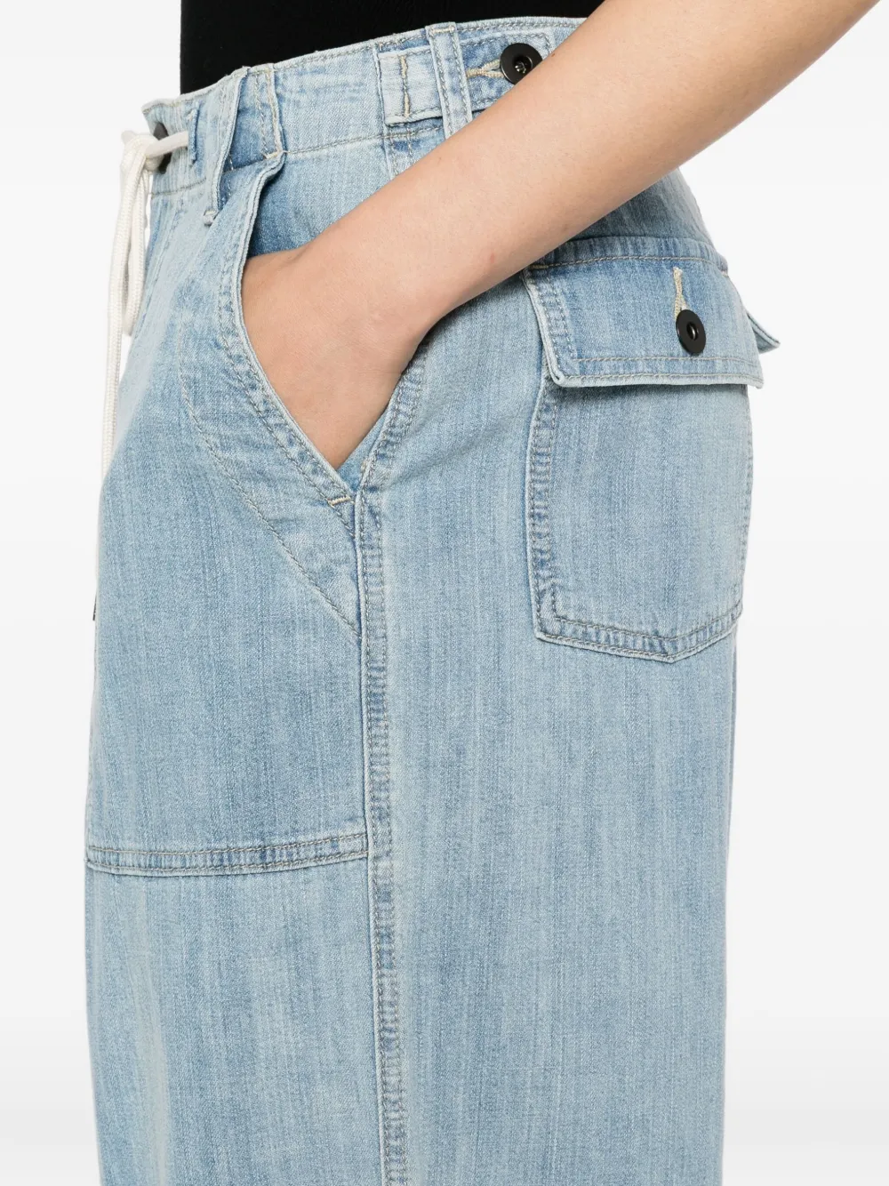 James Perse Cotton Jeans In Blue