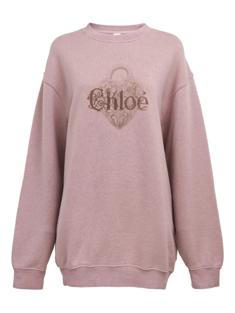 Chloé sudadera con cuello redondo | rosado | Image 1