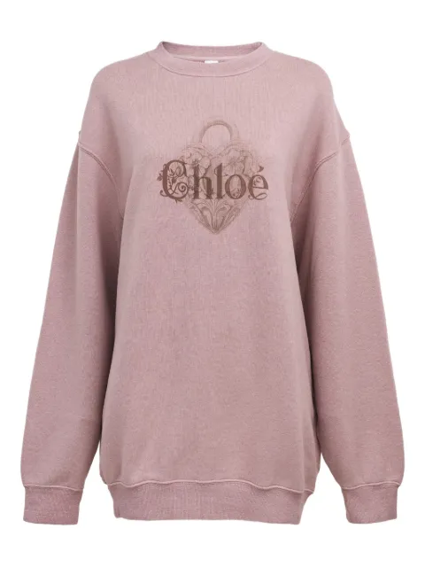 Chloé sudadera con cuello redondo