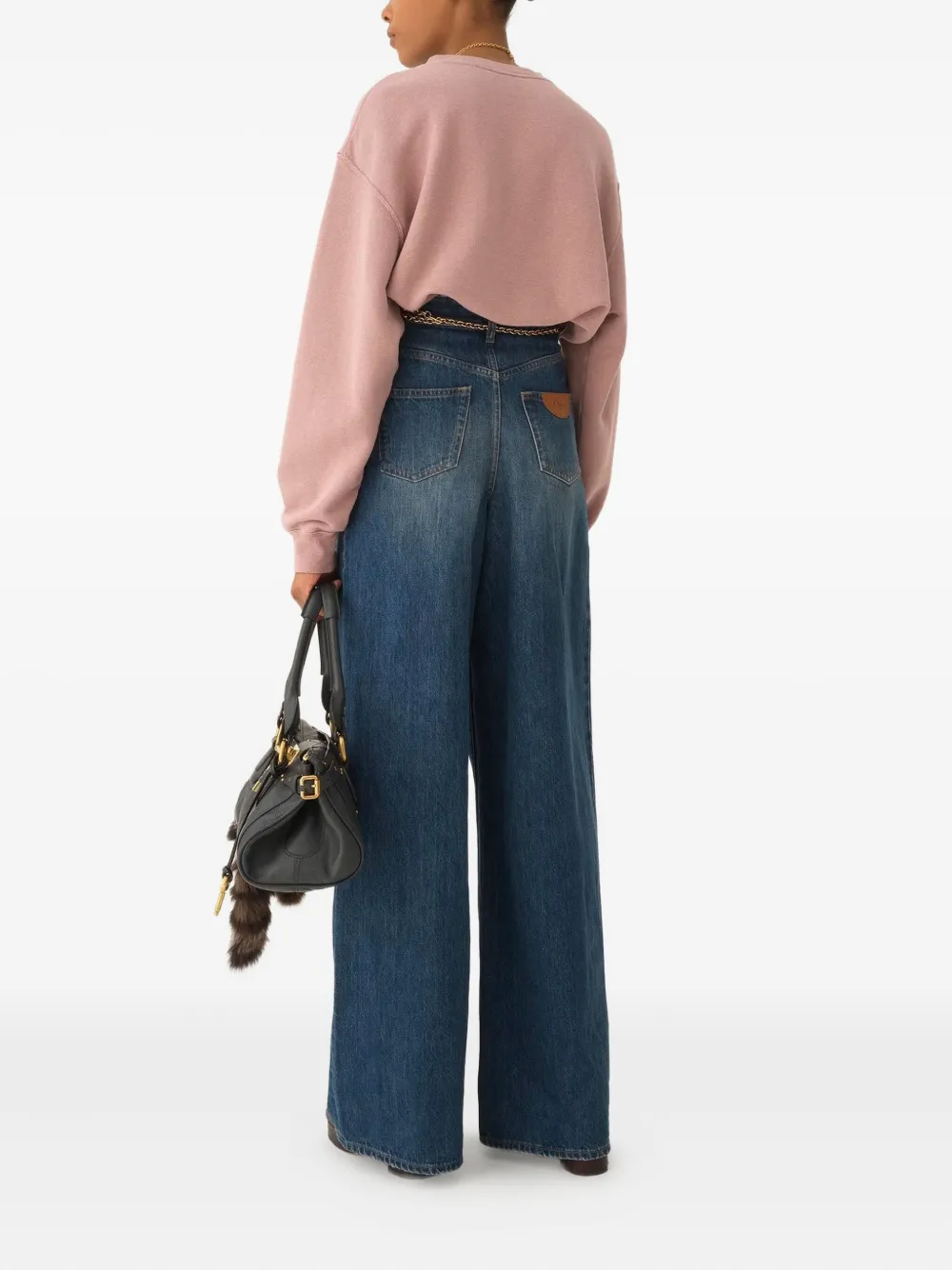 Chloé Sweater met ronde hals Roze