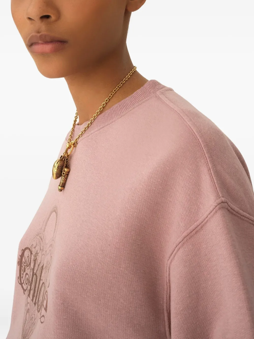 Chloé Sweater met ronde hals Roze