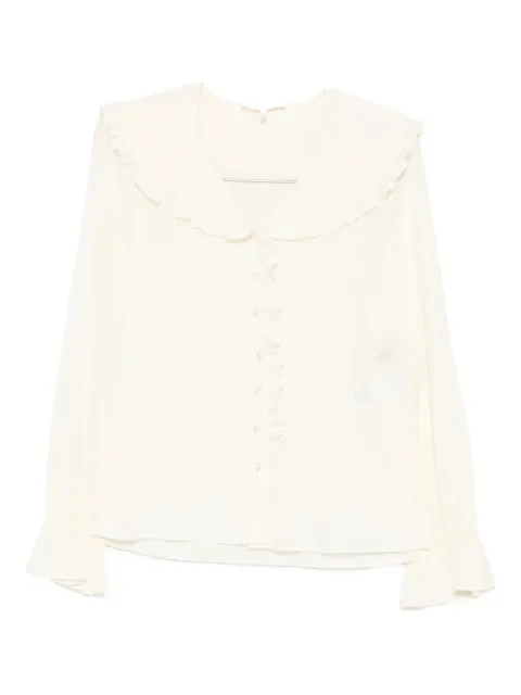 Chloé Bluse mit Rüschenkragen