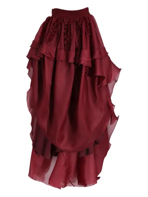 Antonio Berardi ruffle high-low skirt