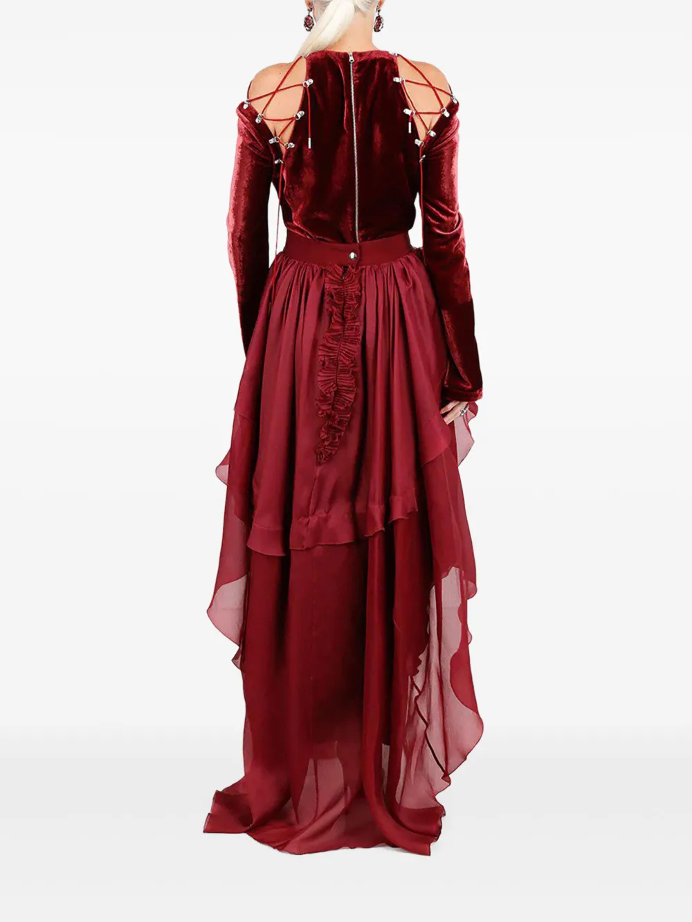  Antonio Berardi Ruffle High-low Skirt - Red 