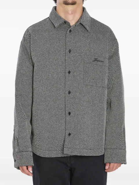 Jacquemus Molino  pointed-collar buttoned shirt jacket 