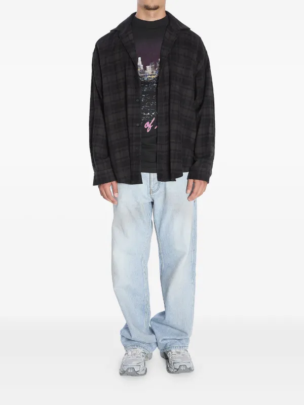 Balenciaga レイヤード シャツ | ブラック | FARFETCH JP