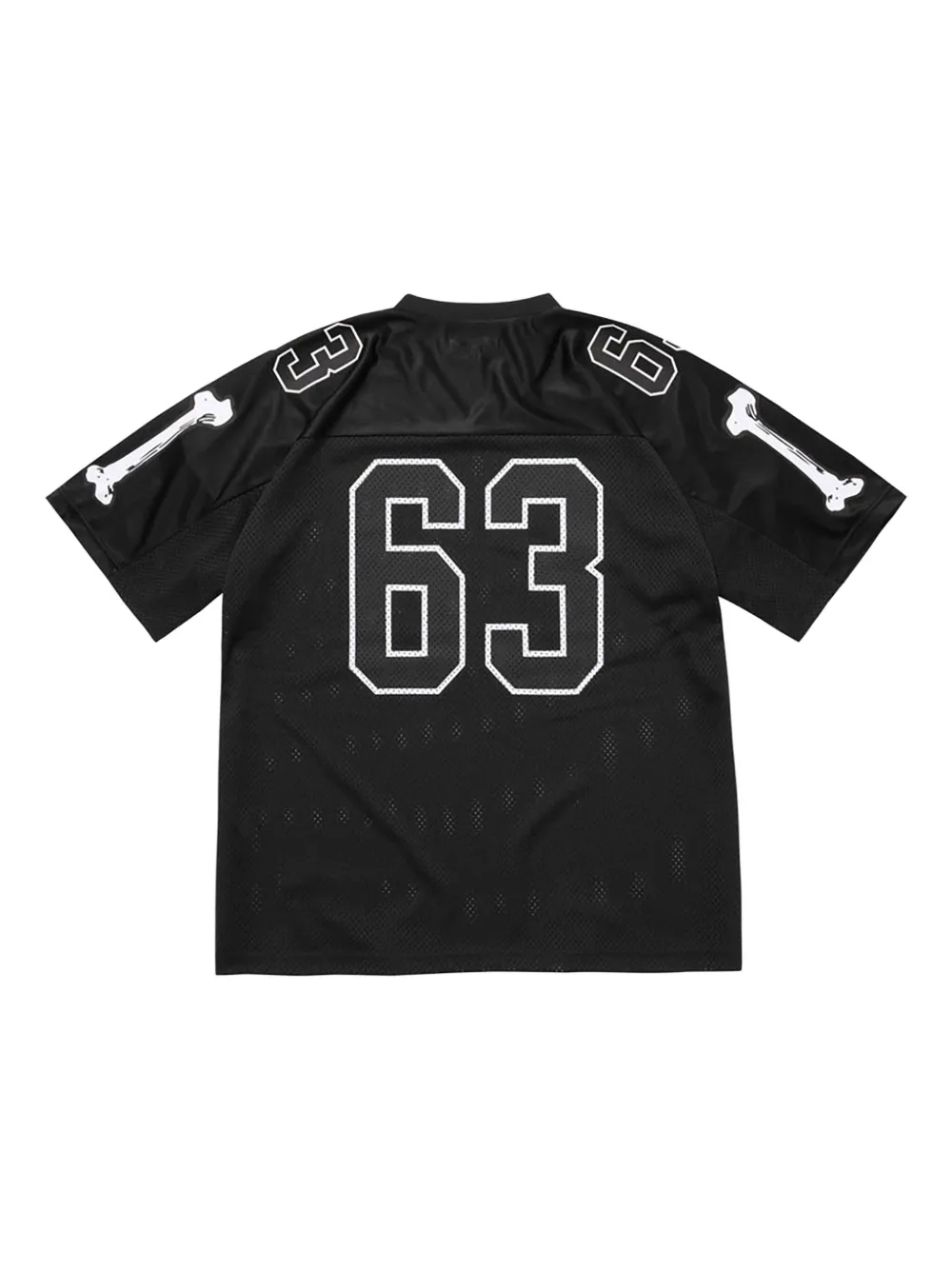 Supreme Stadium Bones Football Black T-shirt - Zwart
