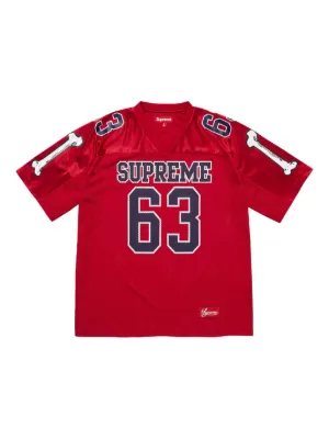 Supreme Sequin Football Jersey T-shirt | Blue | FARFETCH CA