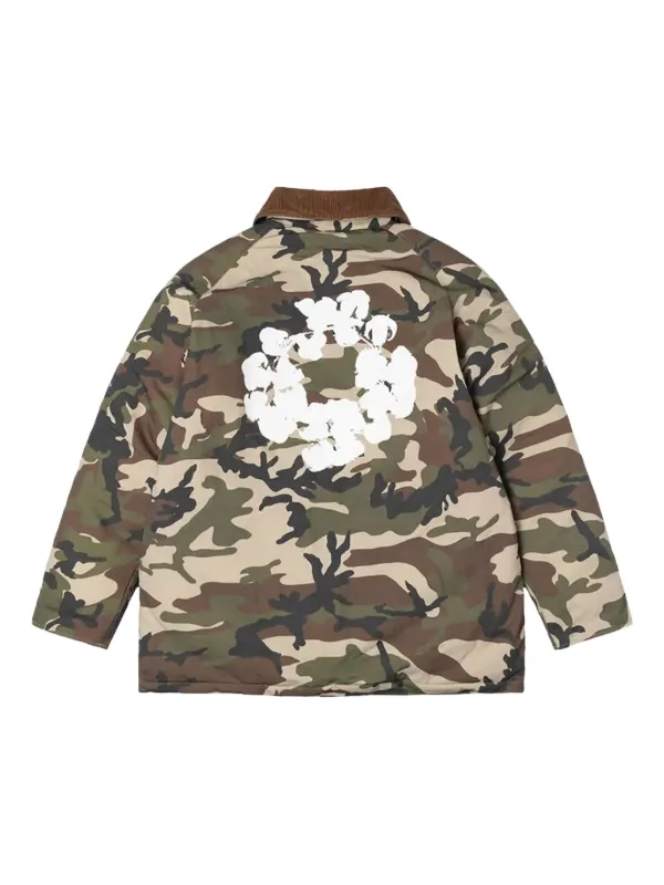 Stussy camo coach shirt 迷彩 denim tears Denim Tears x Stüssy camouflage-pattern Jacket | Green | FARFETCH